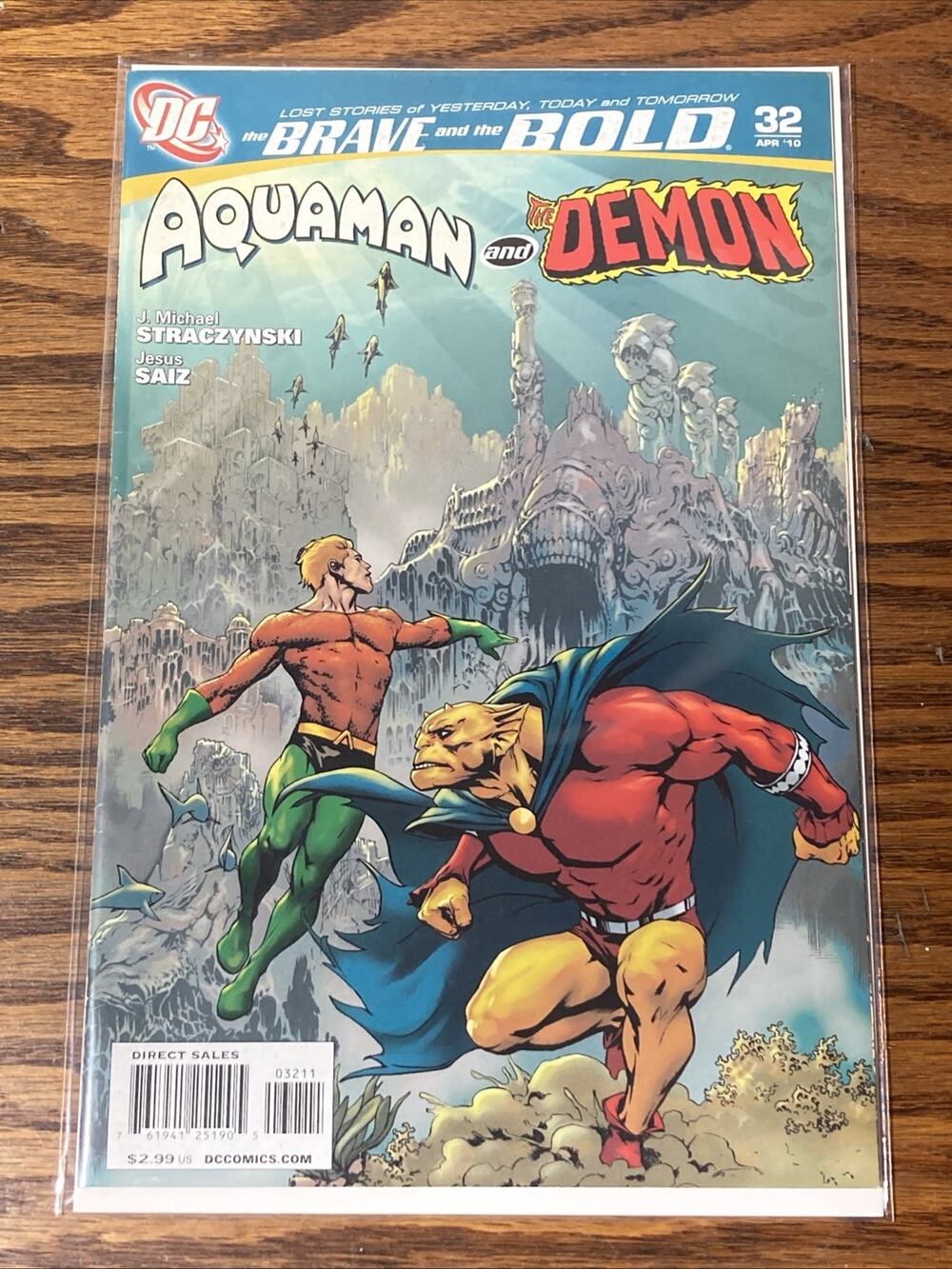 The Brave and the Bold #32 Aquaman & the Demon - 2010 DC Comics